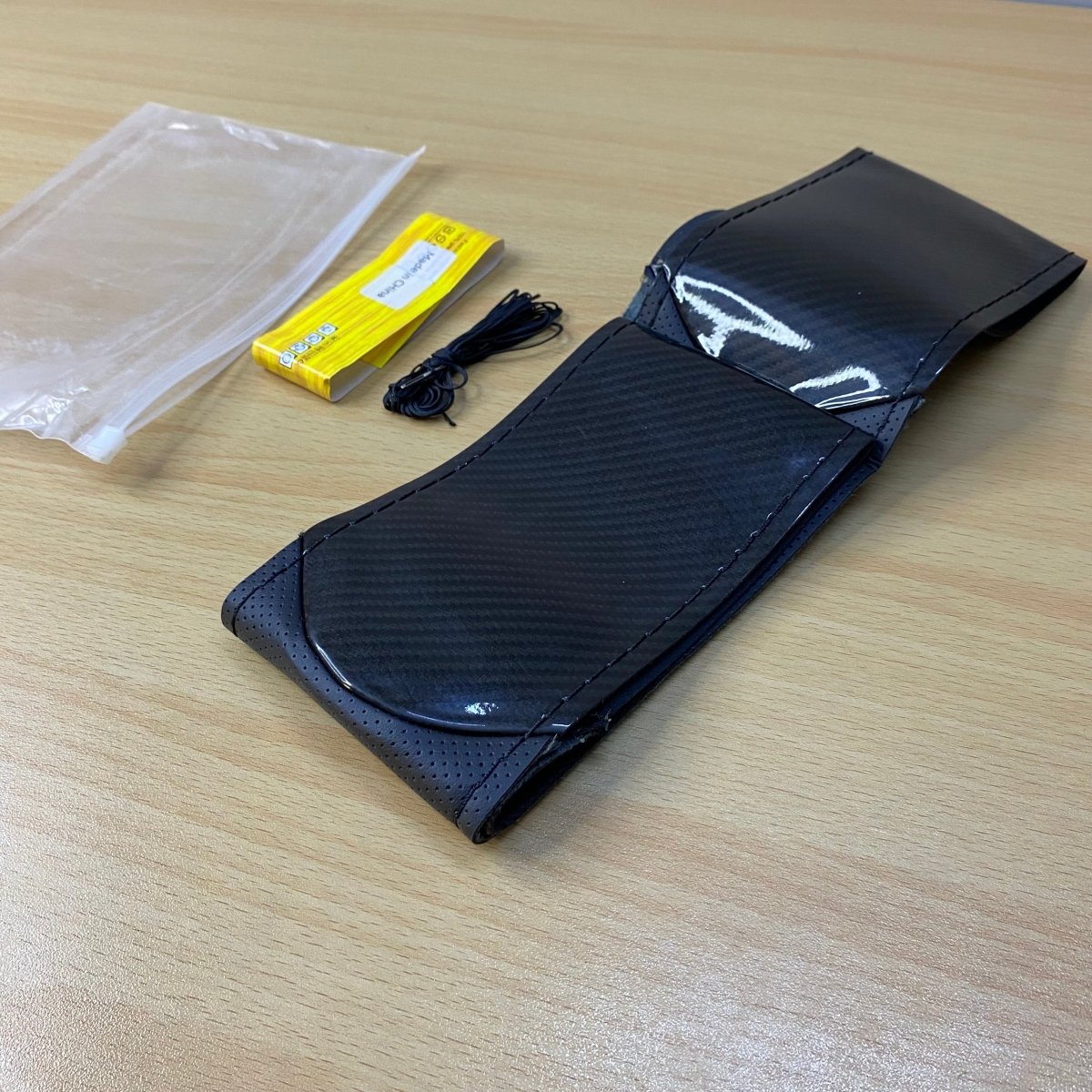 Carbon Fiber Hand Stitched Steering Wheel CoverRaja Autos.pk