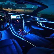6 pcs ambient lights for DASHBOARD and 4 DOORS - APP controlRaja Autos.pk
