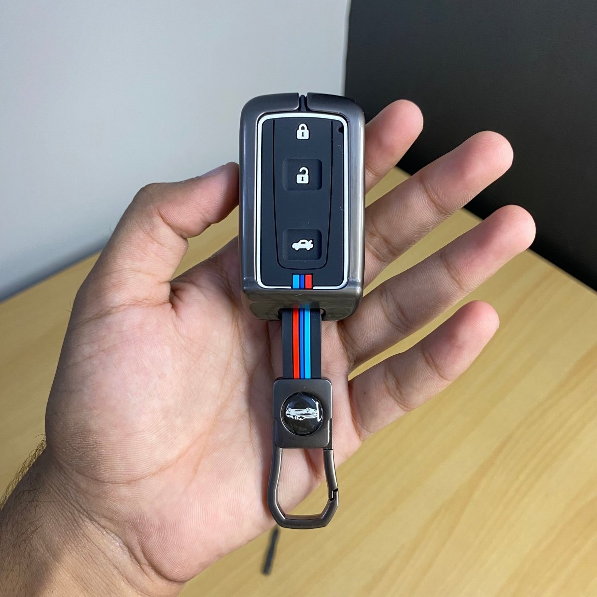 Toyota Mark X Metal alloy Remote Key CoverRaja Autos.pk