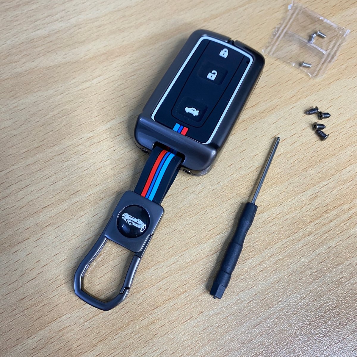 Toyota Mark X Metal alloy Remote Key CoverRaja Autos.pk