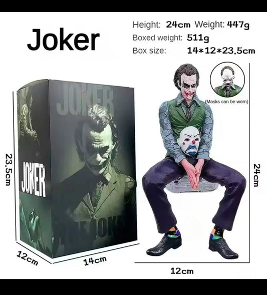 Dashboard Decorative Interior Joker Villain figure Showpiece for Car - DeskRaja Autos.pk