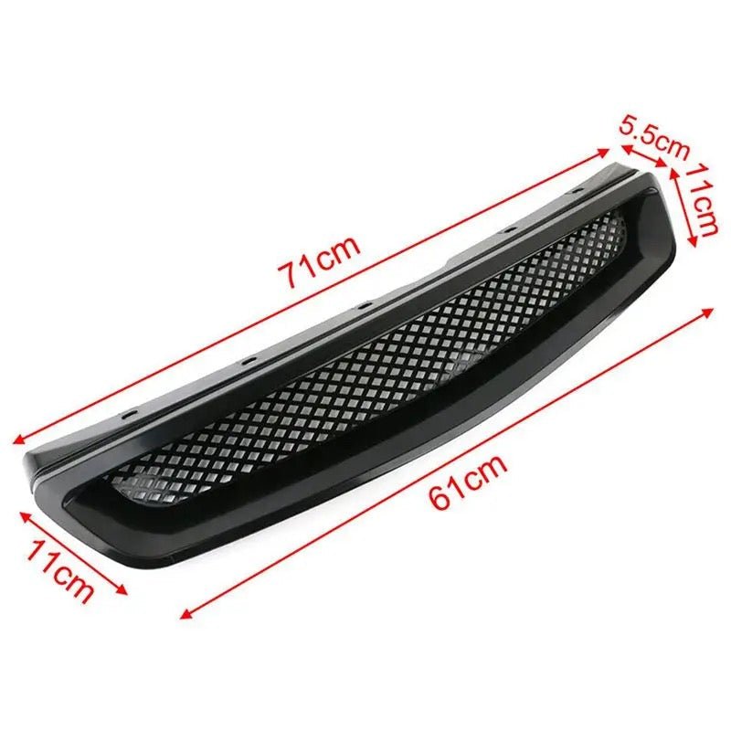 Honda Civic 1999 - 2000 Abs Plastic Mesh Front GrillRaja Autos.pk