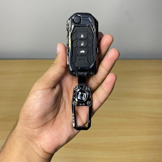 Honda Civic Rebirth 2015 Tansformer Metallic Style Metal Key CoverRaja Autos.pk