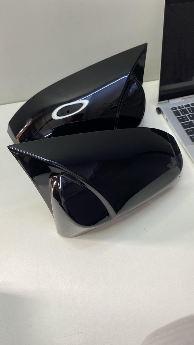 Batman Glossy Black Sidemirror Covers for Toyota Corralla 2014 onwardsRaja Autos.pk
