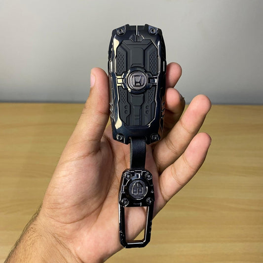 Honda Civic Rebirth 2015 Tansformer Metallic Style Metal Key CoverRaja Autos.pk