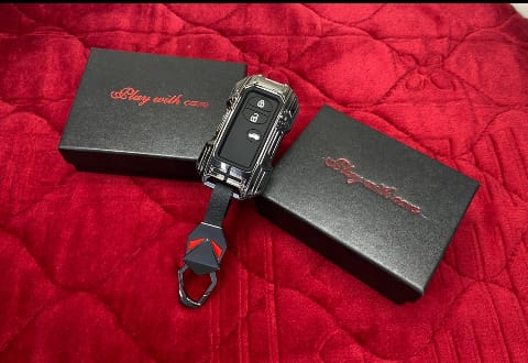 Prado/Aqua Metal Dragon key coverRaja Autos.pk