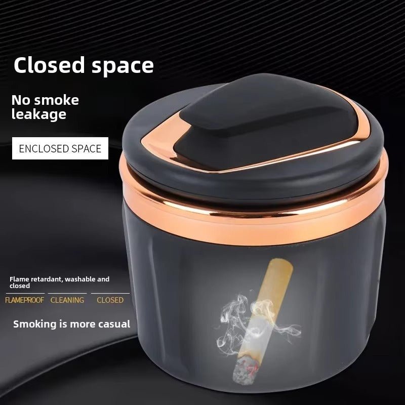 BMW Car Ceramic Cigarette Ashtray Smoky Grey For Multi - Function LED Light Creative Design Vehicle - Specific Ash TrayRaja Autos.pk