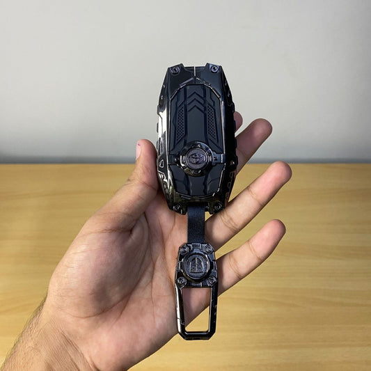 Toyota Revo Rocco 2018–2025 transformer Metallic Style Metal Key Cover –Raja Autos.pk