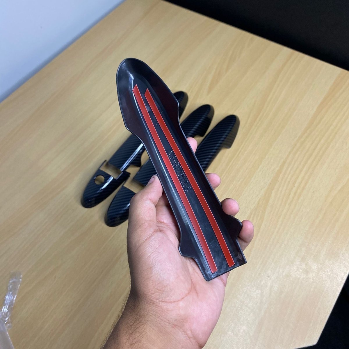 HONDA CITY CARBON FIBER DOOR HANDLES COVERSRaja Autos.pk