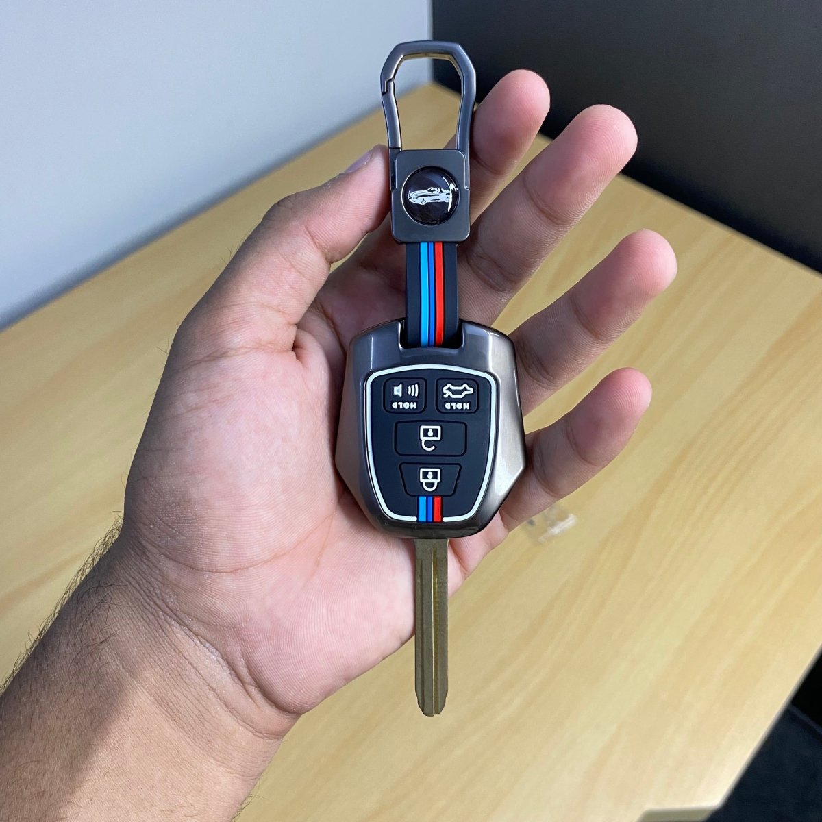 Toyota Metal alloy key Cover for corrolla 2014 onwardsRaja Autos.pk