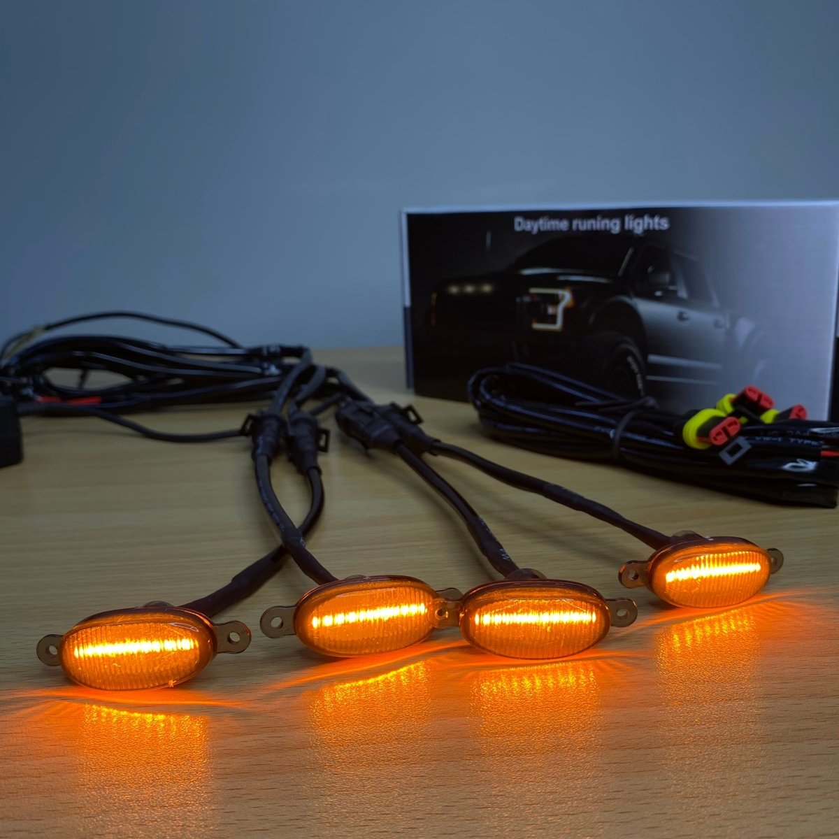 GMC Smoke Yellow Grill Light | Imported QualityRaja Autos.pk