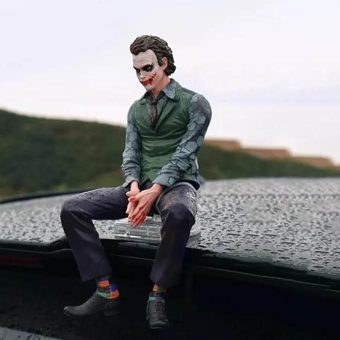 Dashboard Decorative Interior Joker Villain figure Showpiece for Car - DeskRaja Autos.pk