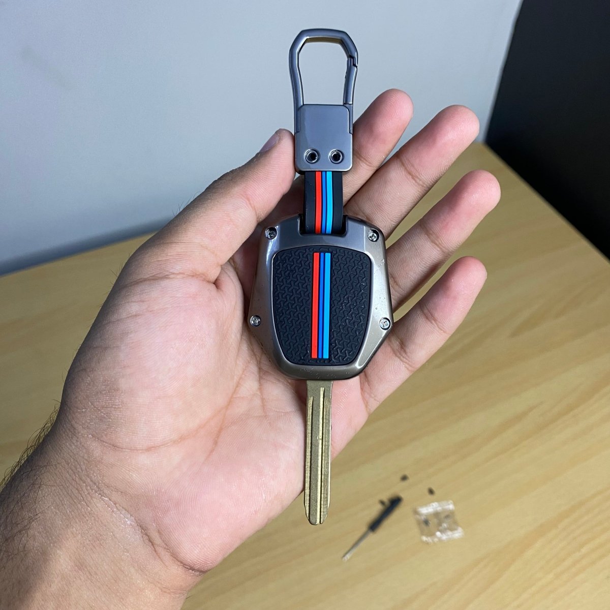 Toyota Metal alloy key Cover for corrolla 2014 onwardsRaja Autos.pk