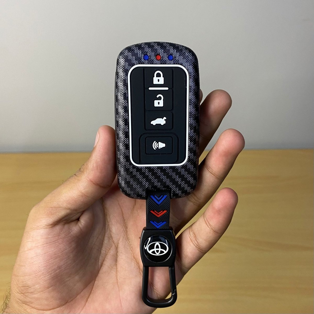 TOYOTA CORROLLA GRANDE KEY COVER CARBON FIBERRaja Autos.pk