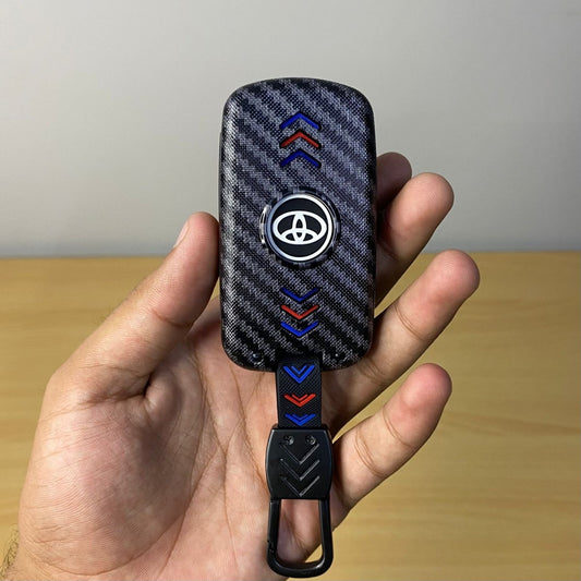 TOYOTA CORROLLA GRANDE KEY COVER CARBON FIBERRaja Autos.pk