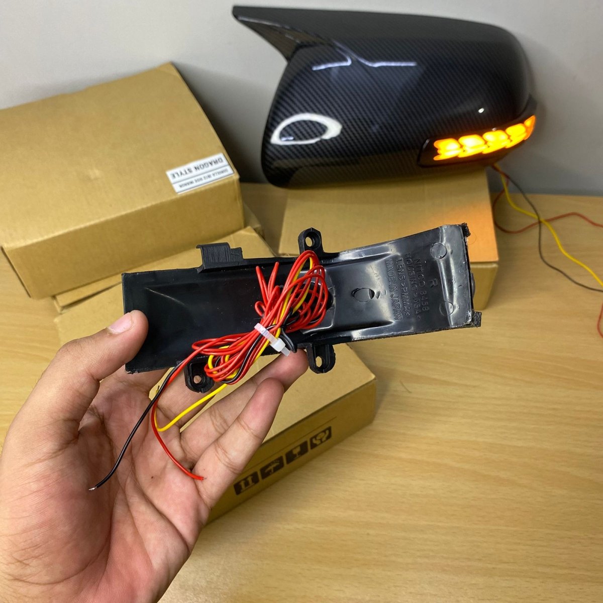 Lava style side indicator Toyota Corolla 2008_2013Raja Autos.pk