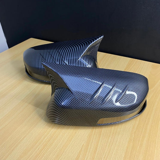 Batman Side mirror cover Carbon fiber for Honda City 2009 - 2021Raja Autos.pk