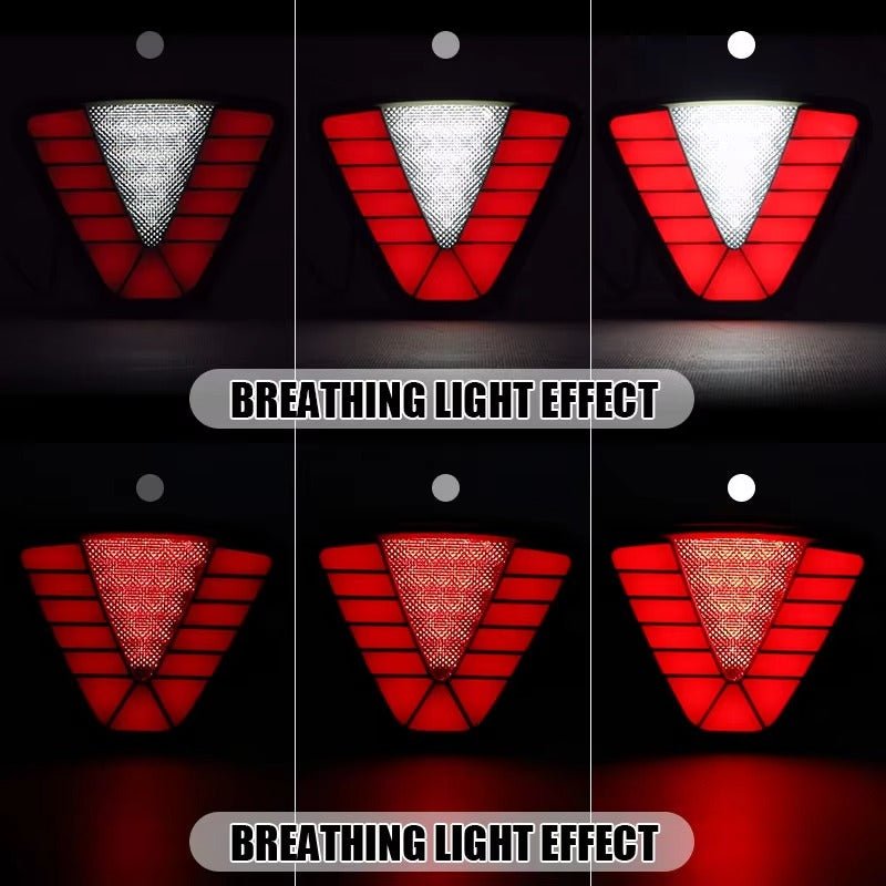 Car back bumper Universal Brake Lampe F1 Style V Shape Light LED Tail LightRaja Autos.pk