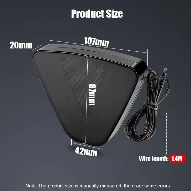 Car back bumper Universal Brake Lampe F1 Style V Shape Light LED Tail LightRaja Autos.pk