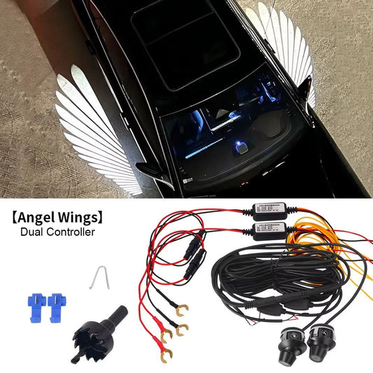 Angel Wing Lights - Car Side Mirror Welcome LightsRaja Autos.pk