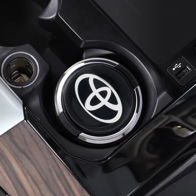 Car Portable LED Ashtray Automatic Indicator light ashtray For Toyota Hilux Yaris Corolla CHRRaja Autos.pk